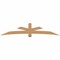 Ekena Millwork Alberta Smooth Timber Gable Bracket, Western Red Cedar, 108"W x 22"H x 5 1/2"D x 5 1/2"F, 5/12 Pitch GBW108X22X0606ALB00SWR - alternate 1